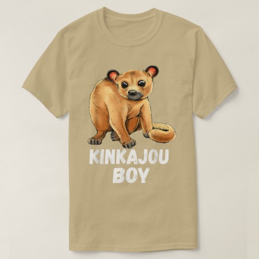 Kinkajou Boy Night Walker Mammal Night Ape Man Hon T-shirt (Design voorkant)