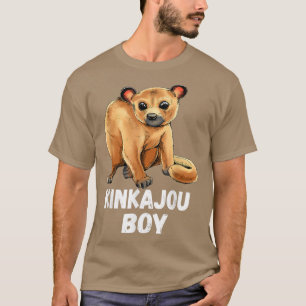 Kinkajou Boy Night Walker Mammal Night Ape Man Hon T-shirt