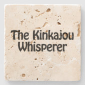kinkajou whisperer stenen onderzetter (Voorkant)
