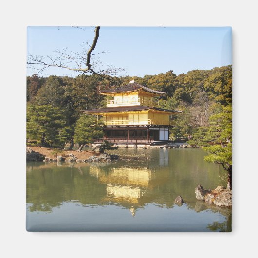 Kinkaku-ji 金閣寺 Tempel van het Gouden Paviljoen Magneet (Voorkant)