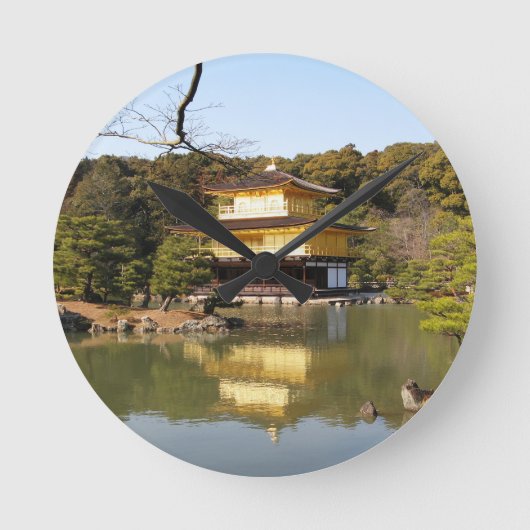 Kinkaku-ji 金閣寺 Temple of the Golden Pavilion Ronde Klok (Voorkant)