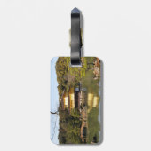 Kinkaku-ji 金 閣 寺 tempel van het gouden paviljoen bagagelabel (Achterkant verticaal)