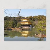 Kinkaku-ji 金 閣 寺 tempel van het gouden paviljoen briefkaart (Voorkant)