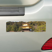 Kinkaku-ji 金 閣 寺 tempel van het gouden paviljoen bumpersticker (Op auto)