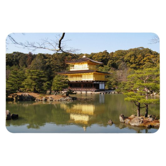 Kinkaku-ji 金 閣 寺 tempel van het gouden paviljoen magneet (Horizontaal)