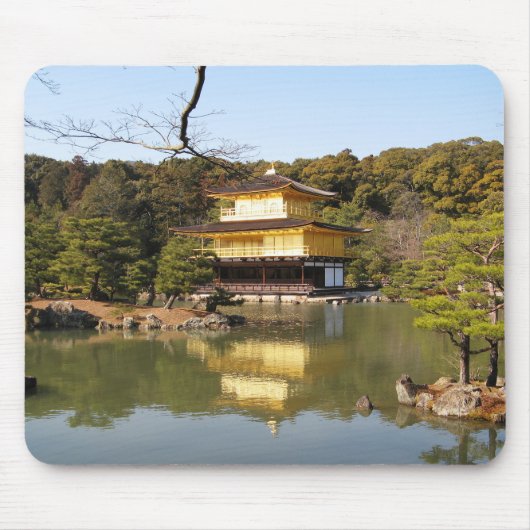 Kinkaku-ji 金 閣 寺 tempel van het gouden paviljoen muismat (Voorkant)