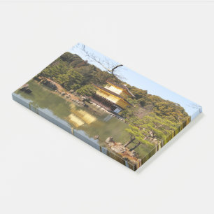 Kinkaku-ji 金 閣 寺 tempel van het gouden paviljoen post-it® notes