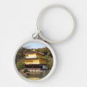 Kinkaku-ji 金 閣 寺 tempel van het gouden paviljoen sleutelhanger (Voorkant)