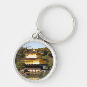 Kinkaku-ji 金 閣 寺 tempel van het gouden paviljoen sleutelhanger
