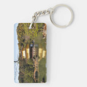 Kinkaku-ji 金 閣 寺 tempel van het gouden paviljoen sleutelhanger (achterkant)