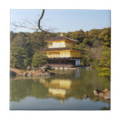 Kinkaku-ji 金 閣 寺 tempel van het gouden paviljoen tegeltje (Voorkant)