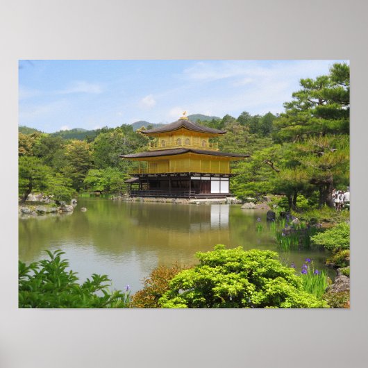 Kinkaku-ji de Gouden Paviljoen Tempel Kyoto Poster (Voorkant)