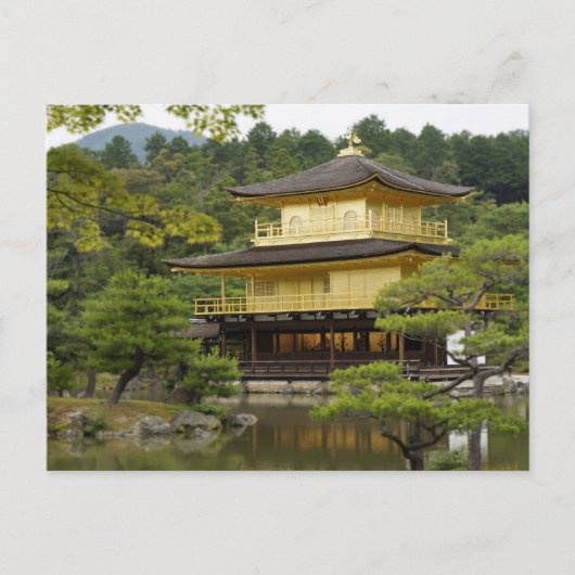 Kinkaku-ji (Golden Pavilion) Briefkaart (Voorkant)