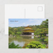 Kinkaku-ji Golden Pavilion Temple Kyoto Briefkaart (Voorkant / Achterkant)