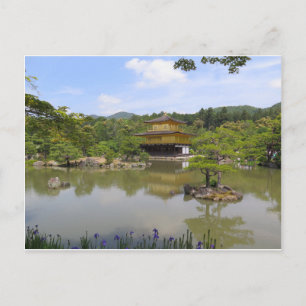 Kinkaku-ji Golden Pavillion Kyoto Japan Briefkaart