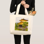 Kinkaku-ji, gouden paviljoen, Kyoto Grote Tote Bag (Voorkant (product))