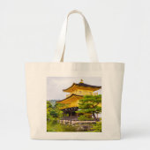 Kinkaku-ji, gouden paviljoen, Kyoto Grote Tote Bag (Voorkant)