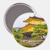 Kinkaku-ji, gouden paviljoen, Kyoto Magneet (Voorkant / Achterkant)