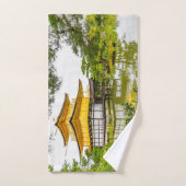 Kinkaku-ji, het gouden paviljoen in Kyoto Bad Handdoek (Handdoek)