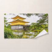 Kinkaku-ji, het gouden paviljoen in Kyoto Bad Handdoek (Handdoek)