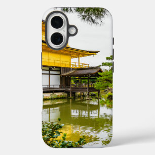 Kinkaku-ji, het gouden paviljoen in Kyoto iPhone 16 Hoesje