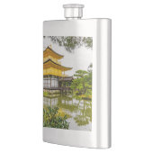 Kinkaku-ji, het gouden paviljoen in Kyoto Flacon (Links)