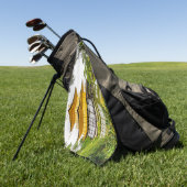 Kinkaku-ji, het gouden paviljoen in Kyoto Golfhanddoek (Groen)
