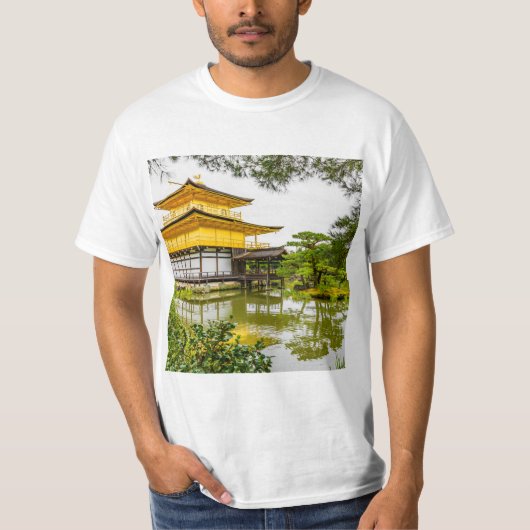 Kinkaku-ji, het gouden paviljoen in Kyoto T-shirt (Voorkant)