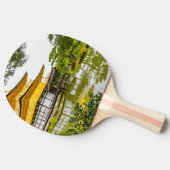 Kinkaku-ji, het gouden paviljoen in Kyoto Tafeltennisbatje (Zijkant)