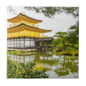 Kinkaku-ji, het gouden paviljoen in Kyoto Tegeltje (Voorkant)