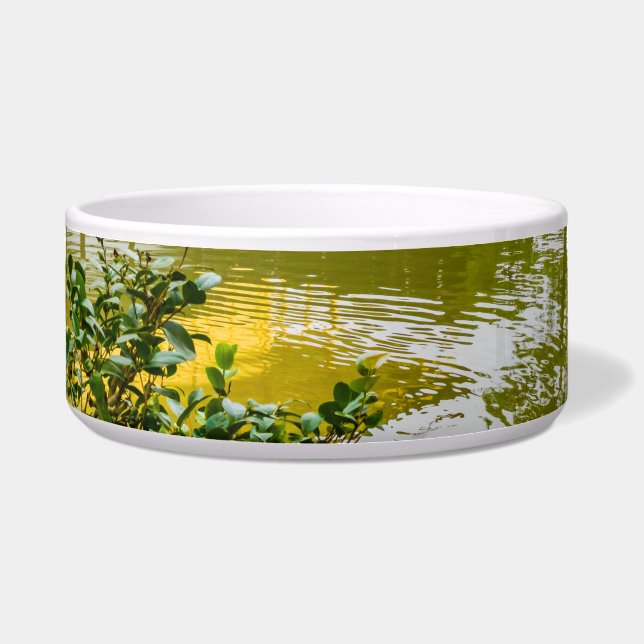 Kinkaku-ji, het gouden paviljoen in Kyoto Voerbakje (Voorkant)