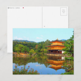 Kinkaku-ji, Kyoto, Japan Ansichtkaart Briefkaart
