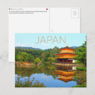 Kinkaku-Ji, Kyoto, Japan Reisansichtkaart Briefkaart