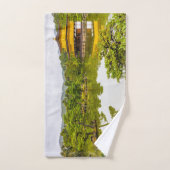 Kinkaku-ji of Golden Pavilion and Pond, Kyoto Bad Handdoek (Handdoek)