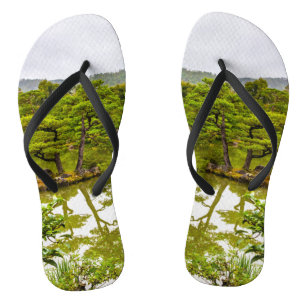 Kinkaku-ji of Golden Pavilion and Pond, Kyoto Teenslippers