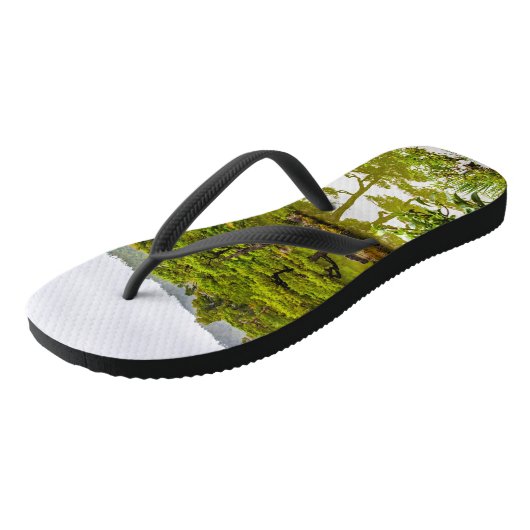 Kinkaku-ji of Golden Pavilion and Pond, Kyoto Teenslippers (Schuin)