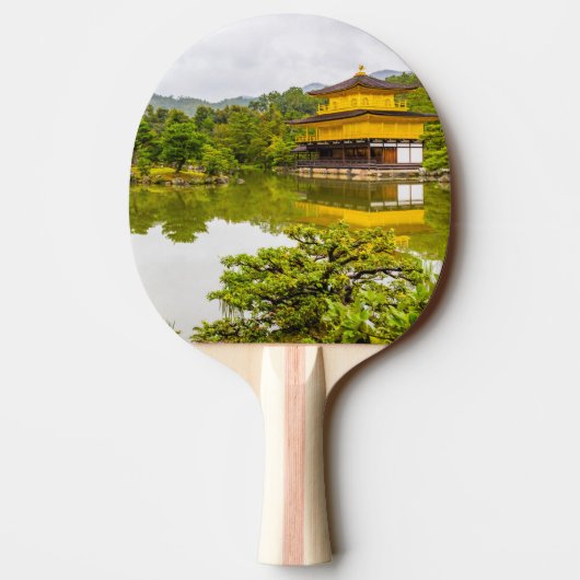 Kinkaku-ji of Golden Pavilion and Pond, pingon uit Tafeltennisbatje (Achterkant)
