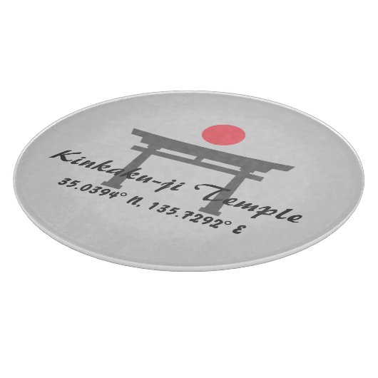 Kinkaku-ji Temple Latitude Longitude Snijplank (Hoek)