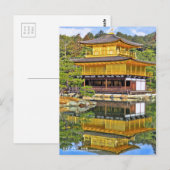 Kinkaku-ji Temple("Temple of the Golden Pavilion") Briefkaart (Voorkant / Achterkant)
