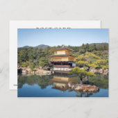 Kinkaku-ji van Kyoto Briefkaart (Voorkant / Achterkant)