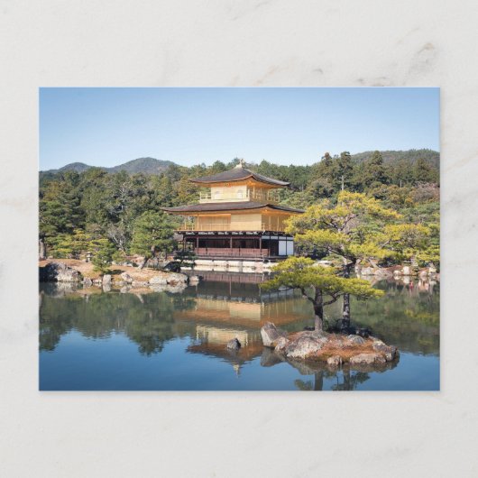 Kinkaku-ji van Kyoto Briefkaart (Voorkant)