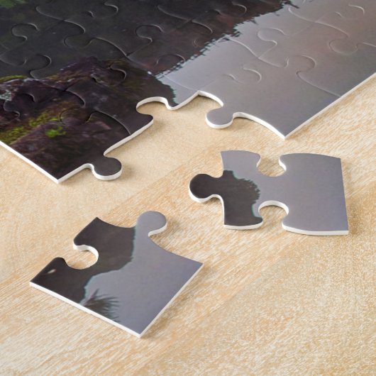 Kinkaku-ji Zen Temple Kyoto Japan Sunset Travel Legpuzzel (Zijkant)