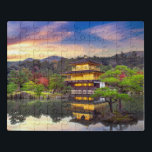Kinkaku-ji Zen Temple Kyoto Japan Sunset Travel Puzzel<br><div class="desc">Deze verbluffende puzzels zijn uitgerust met de prachtige Kinkaku-ji Zen-tempel in Kyoto Japan bij zonsondergang #japan #japanese #kyotot #kinkakaji #zen #asia #asian #sunset #schilderachtig #vakantie #outdoors #jigzaag #puzzle #jigsawpuzzle #gifts ##prettige #stockingstuffers</div>
