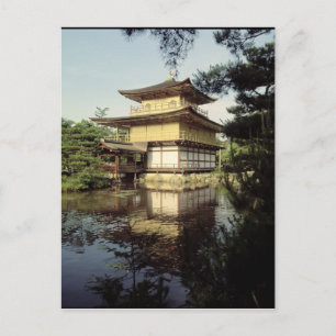 Kinkaku-tempel gewijd aan het geheugen briefkaart