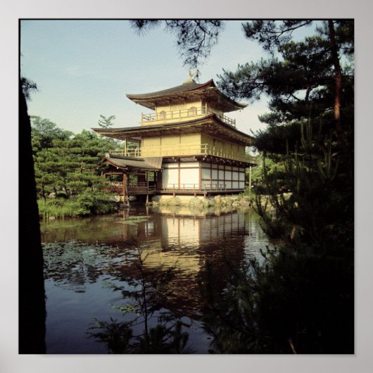 Kinkaku-tempel gewijd aan het geheugen poster (Voorkant)