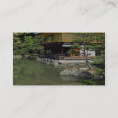 Kinkakuji, het Gouden Pavilion, Kyoto, Japan Visitekaartje (Achterkant)