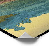 Kinkakuji Temple Yoshida Hiroshi shin hanga art Poster (Hoek)