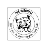Kinkalow Cat Retouradres Rubberstempel (Afrduk)