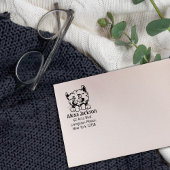 Kinkalow Kat Retouradres Pet Rubberstempel