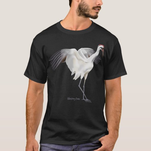 kinkhoekkraanvogel t-shirt (Voorkant)